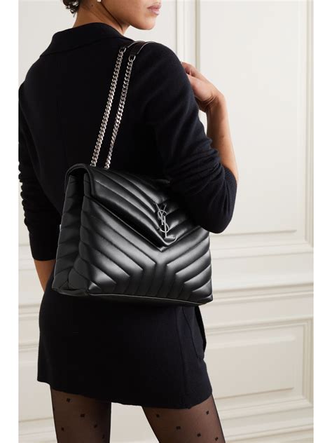 SAINT LAURENT Loulou medium quilted leather shoulder